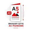 Broszury szyte A5 pionowe